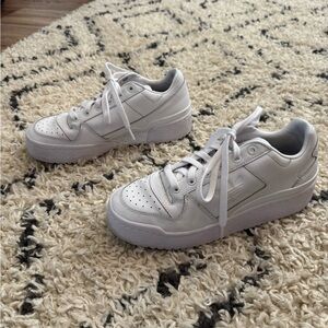 Adidas Women’s Forum Bold Shoes Triple White Size 8